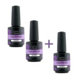 Set top coat - Gel Polish Glossy 15ml - 2+1 GRATUIT