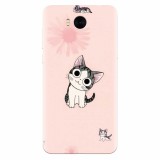 Husa silicon pentru Huawei Y5 2017, Cute Cat 101