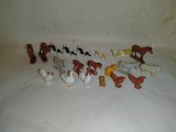 Bnk jc Lot 20 figurine animale si pasari de ferma