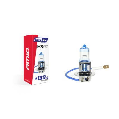 Bec halogen H3 12V 55W LumiTec LIMITED + 130% foto