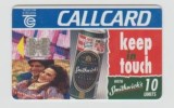 bnk card Cartele telefonice - Irlanda - Eircom - Chip Cards - Series A (Advertising Cards) - Keep In Touch With Smithwick's - Col:IE-EIR-A-002