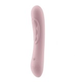 Vibrator KIROO G-spot Pearl3, Bluetooth Control, Free App, Silicon, USB, Roz, 20 cm