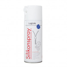 SPRAY curatare cu SILICON, LOGILINK, 400 ml, incolor, pentru balamale usa / foto