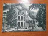 Carte postala necirculata baile herculane anul 1929 - hotel carol, Fotografie