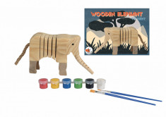 Set de pictat elefant din lemn Egmont Toys foto