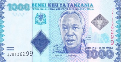 Bancnota Tanzania 1.000 Shilingi (2020) - P41c UNC ( vezi descriere ) foto