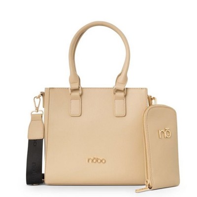 Geanta medie NOBO R0940-C015 M0 Camel deschis foto
