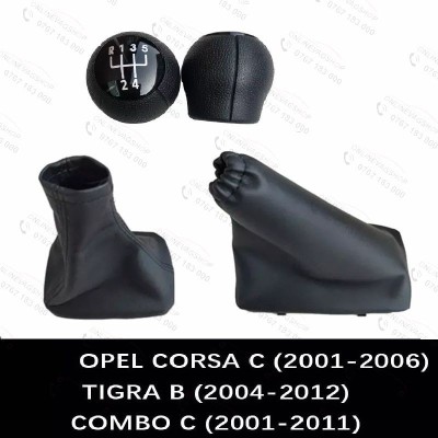 Nuca schimbator 5 viteze Opel Corsa C,Combo + manson si husa frana mana foto