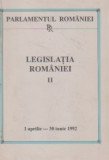 Legislatia Romaniei 1 aprilie - 30 iunie 1992, Volumul al II-lea