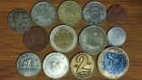 Start colectie incepatori - 13 monede diferite foarte frumoase din toata lumea, Europa