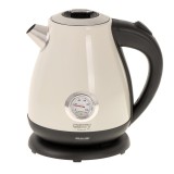Fierbator electric Camry CR 1344, 2200W, 1,7 litri, Termometru, Filtru de sedimente, Crema