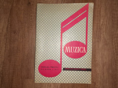 MUZICA - Manual pentru clasa a IX-a, Motora-Ionescu , 1962 foto