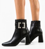 Cumpara ieftin Botine dama Dillon Negre