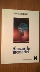 Tzvetan Todorov - Abuzurile memoriei (Editura Amarcord, 1999) foto