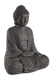 Cumpara ieftin Decoratiune Pattaya Buddha Seated, Bizzotto, 33.5x25x42 cm, antracit