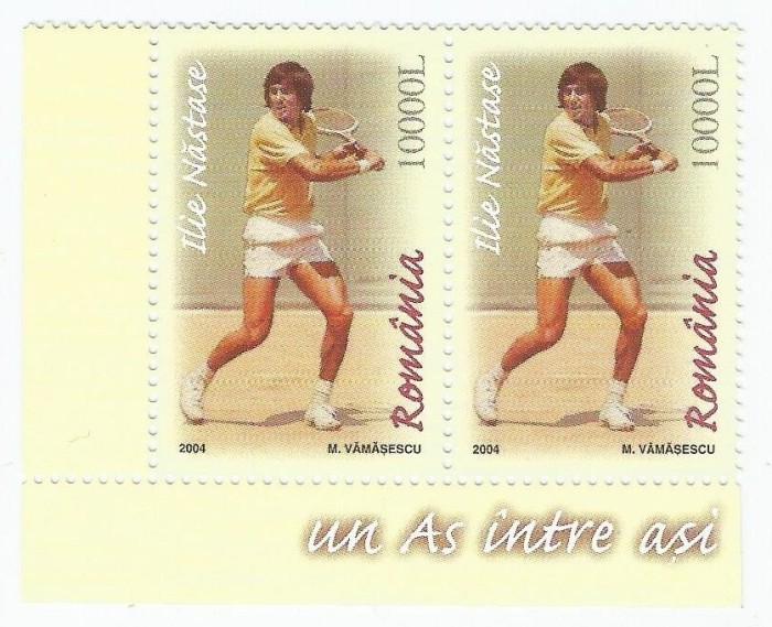 |Romania, LP 1662/2004, Ilie Nastase Un As intre asi, pereche, MNH