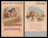 1956 Mini clasor original pentru Pionieri RPR, editat de Posta