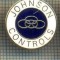 Y 1065 INSIGNA -JOHNSON CONTROLS -PRODUCATOR PIESE AUTO SUA- PENTRU COLECTIONARI