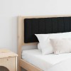 VidaXL Tăblie tapițată Maro 200 cm Lemn de pin masiv și stofă 879046