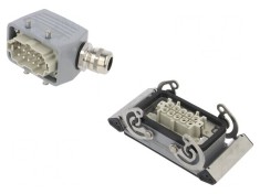 Set Conector HDC Tată-Mamă Soclu-Mufă 10 Pin