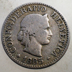 1.520 ELVETIA 10 RAPPEN 1885 B