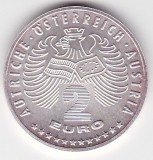 Austria 2 euro 1996 Europe without borders, Europa, Argint
