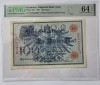 100 Mark Germany 1908 PMG 64