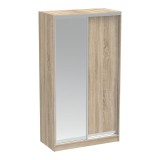 Cumpara ieftin Dulap dormitor cu oglinda Korredor Pako World Sonoma 120x60x220 cm