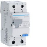 Siguranta diferential 6A 1P+N C 30mA 4.5Ka Hager AD856J