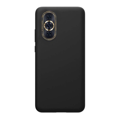 Husa compatibila cu huawei nova 10, matte efect, camera ultra safe, htpmag, negru foto