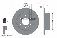 TEXTAR 93143303 PRO Disc frana