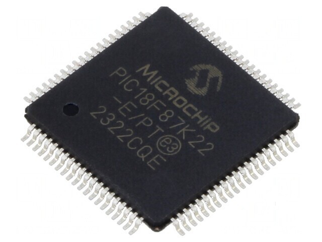 Microcontroler PIC 64MHz 1.8-5.5VDC SMD TQFP80 PIC18