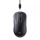 Mouse Gaming Wireless HAVIT MS969WB, RGB, 1000DPI - 16000DPI, Negru, Universal