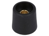 Buton rotativ poliamidă 6mm 16x16mm