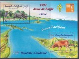 NOUA CALEDONIE 1997 ZODIAC CHINEZESC ANUL BOULUI, Nestampilat