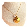 Colier placat cu aur Shell Pearl, Coliere placate cu aur