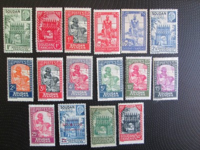 FRANTA COLONIE SUDAN SERIE=MNH/MH=10 foto