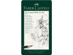 Creion grafit hexagonal Arta Castell 9000 Faber-Castell 12 buc/set