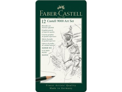 Creion grafit hexagonal Arta Castell 9000 Faber-Castell 12 buc/set foto