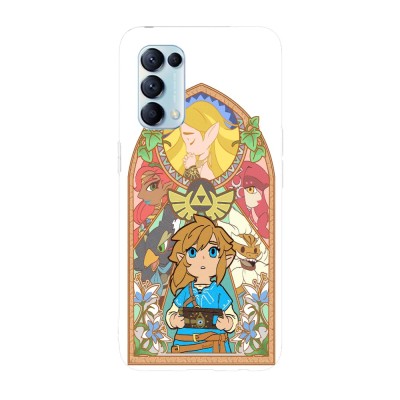 Husa compatibila cu Oppo A54s, Viceversa, model Mosaic Legend of Zelda, Silicon, TPU foto