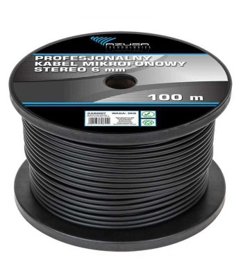 Cablu microfon Profesional 6mm stereo Azusa KAB0607 foto