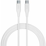 Cablu de date si incarcare Allity AUC-02 USB-C to USB-C 100W 1m Alb