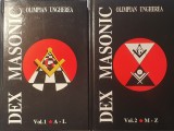 Olimpian Ungherea, DEX Masonic (2 volume), Editura Phobos, 2007 PRIMA EDITIE (Explicatii, Ritualuri, Simbolism)