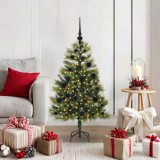 vidaXL Pom de Crăciun Artificial cu Ramuri Articulare și Conuri 120 cm 3395072