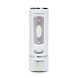 Dozator de săpun - actionat manual - 400 ml - montat pe perete - alb, Bewello