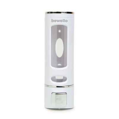 Dozator de săpun - actionat manual - 400 ml - montat pe perete - alb foto
