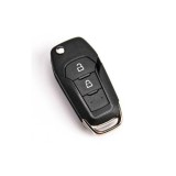 Carcasa Cheie Telecomanda 2 Butoane Ford Fiesta Ranger T6 2015-2021, ABS, Lama Netaiata - Inlocuire Rapida
