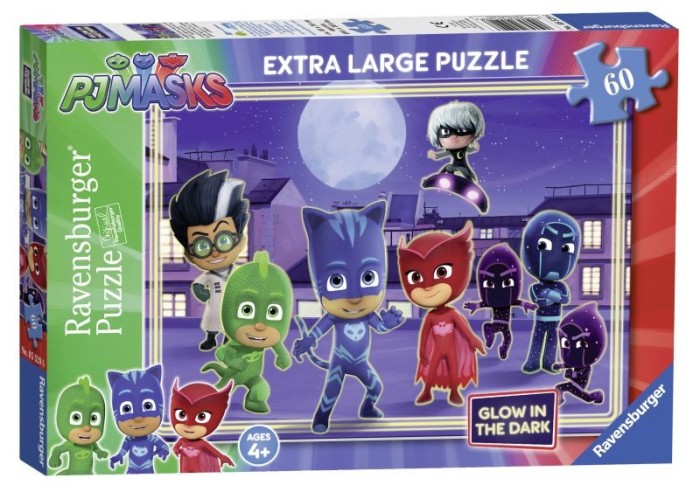 Puzzle Eroi In Pijamale, 60 Piese Puzzle Eroi In Pijamale, 60 Piese