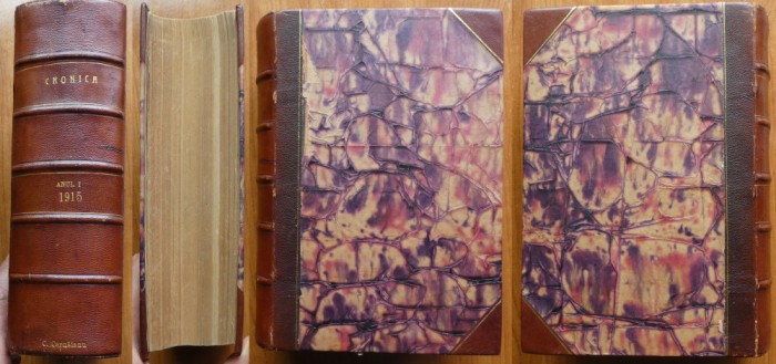 Revista Cronica , an 1 , 1915 - 1916 , Teodorescu Arghezi , G. Galaction ,52 nr.