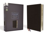 Nasb, Thinline Bible, Bonded Leather, Black, Red Letter Edition, 1995 Text, Comfort Print